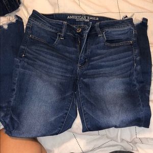 American Eagle Ripped Skinny Jeans